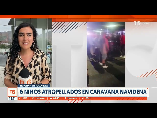 Tocopilla: Seis menores fueron atropellados por conductor ebrio en caravana navideña