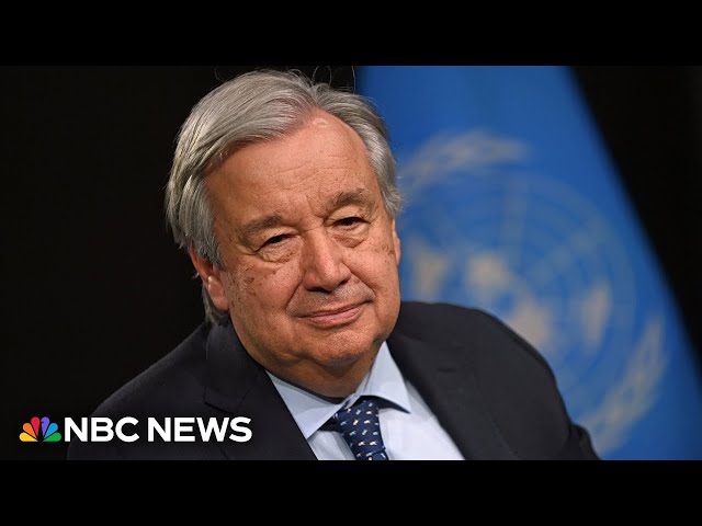 UN Chief: Israeli conduct creates ‘massive obstacles’ to distributing aid