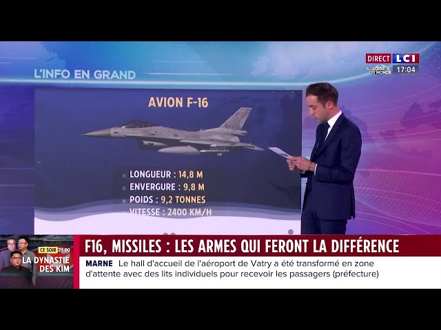 Guerre en Ukraine : F16, missiles... Les armes qui font la différence