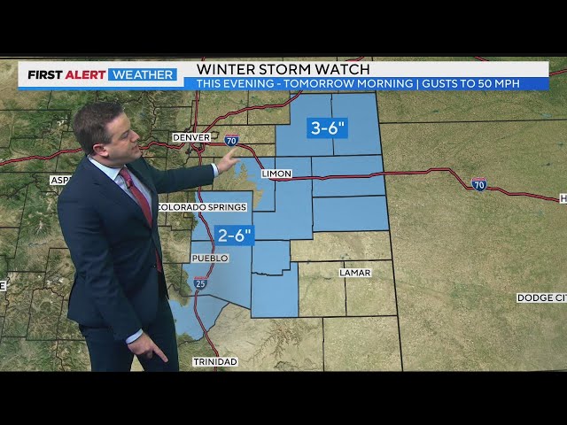 Winter storm arrives late Saturday, white Christmas looks likely for many in Colorado