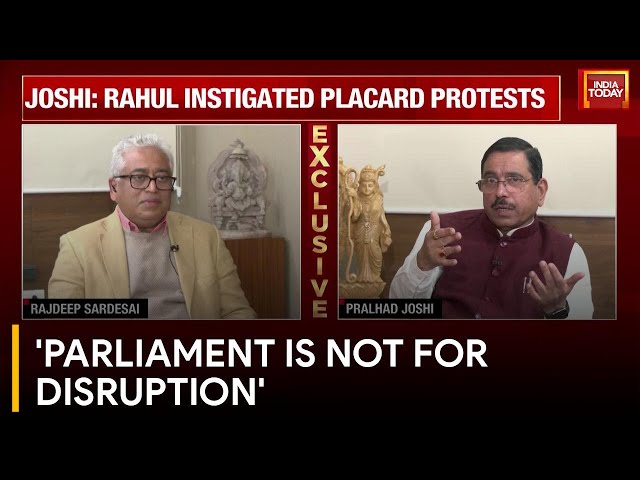 'Parliament Is Not For Disruption', Says Pralhad Joshi