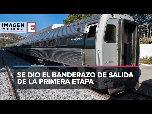 Tren Interoceánico estrena su tramo Oaxaca-Veracruz