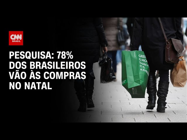 Pesquisa: 78% dos brasileiros vão às compras no Natal | AGORA CNN