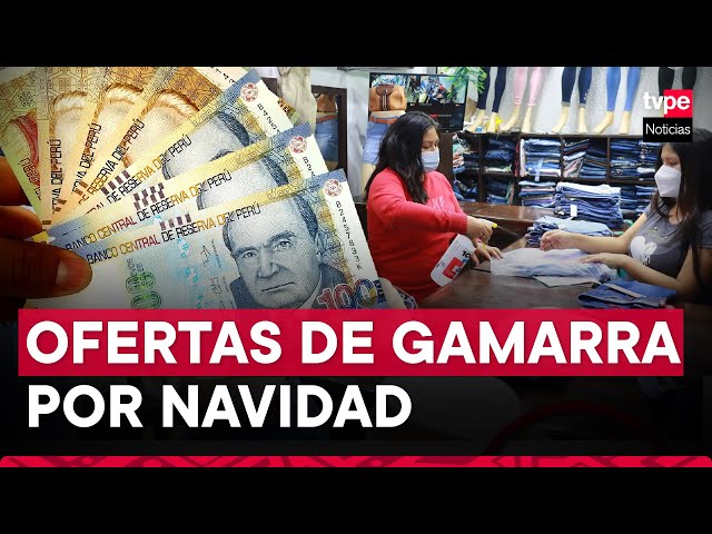 Gamarra: comerciantes lanzan ofertas por ventas navideñas