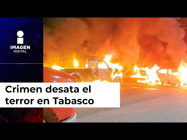 Crimen desata el terror en Tabasco