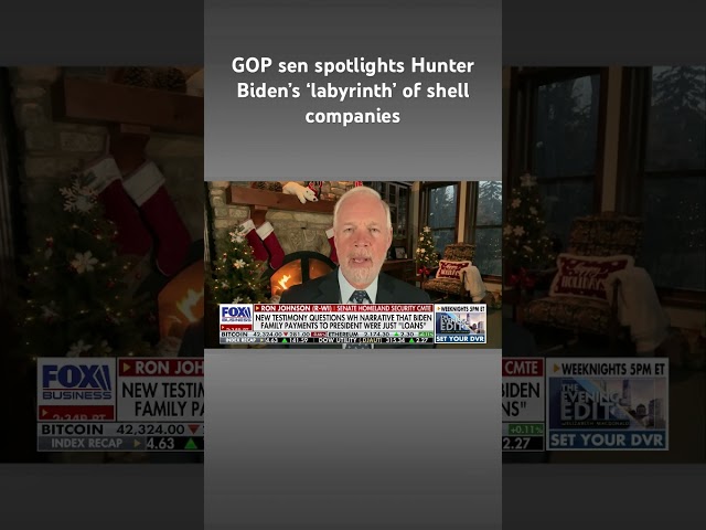 Evidence of Biden’s scheme is ‘mounting’ and ‘irrefutable’: GOP sen #shorts