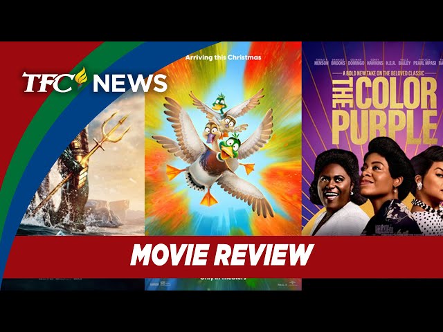 Manny the Movie Guy reviews 'Aquaman,' 'Migration,' 'The Color Purple'