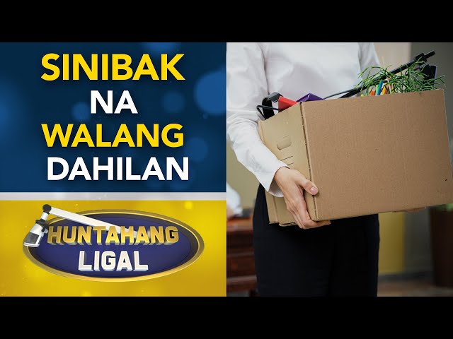 Inalis sa trabaho nang walang dahilan?