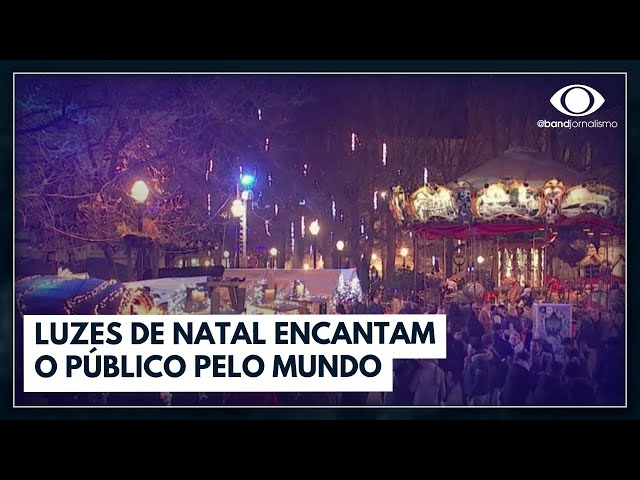 O encanto das luzes de natal pelo mundo I Jornal da Band