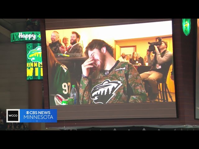 The Minnesota Wild honor a local hockey player