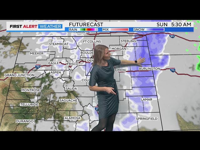 Scattered snow, wind for Christmas Eve