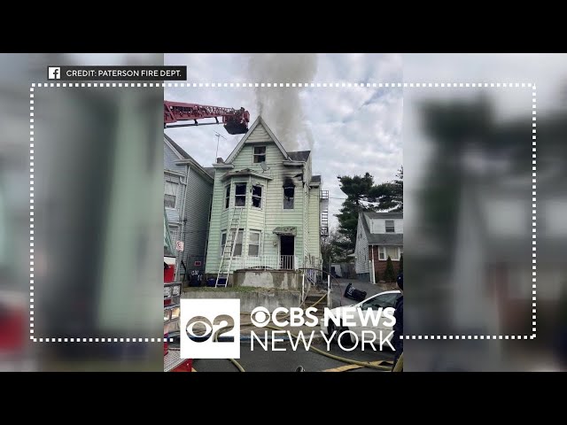 House fire in Paterson, NJ forces families out days before Christmas