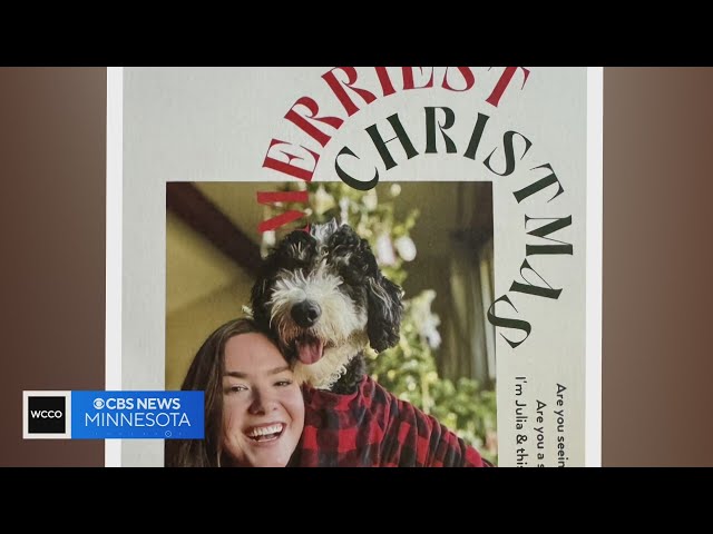 One woman is trying to find love through Christmas cards