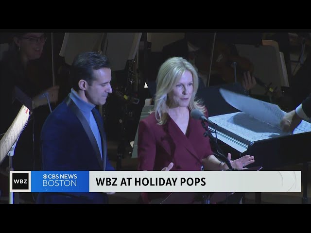 WBZ's Lisa Hughes and David Wade make special appearance at Boston Pops