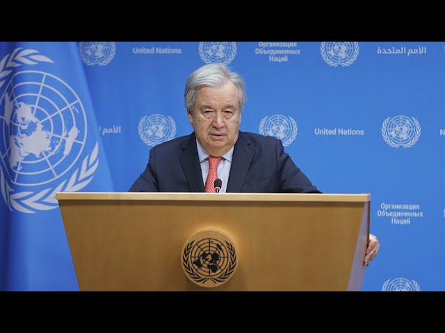 Le chef de l'ONU déclare qu'Israël crée des obstacles à l'acheminement de l'aide