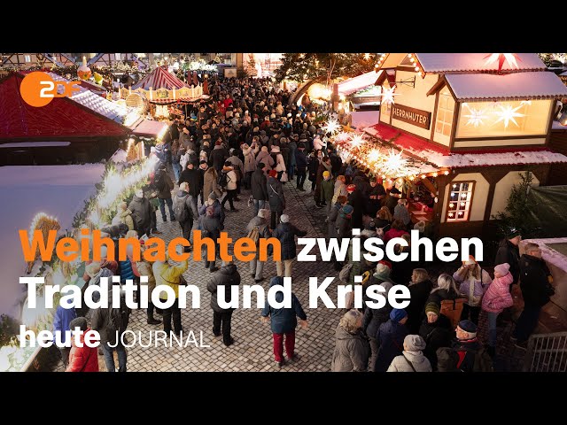 heute journal vom 23.12.2023 Binnenflüchtlinge Gazastreifen, Weihnachten in Krisenzeiten