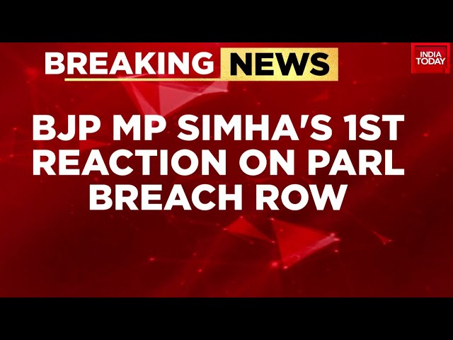 Parliament Breach Row: BJP MP Pratap Simha's First Reaction On Issuing Pass to Intruder Sagar