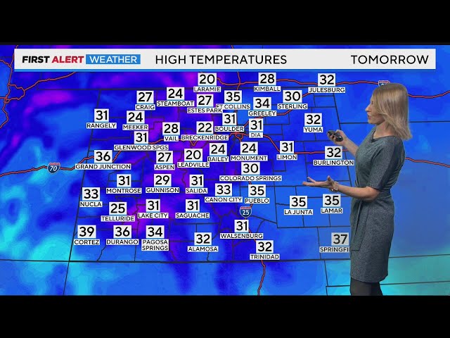 Colder, Gusty, Snow by Christmas Eve