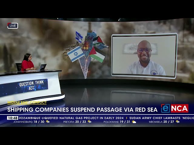 Middle East conflict | Shipping companies suspend passage via Red Sea