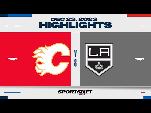 NHL Highlights | Flames vs. Kings - December 23, 2023