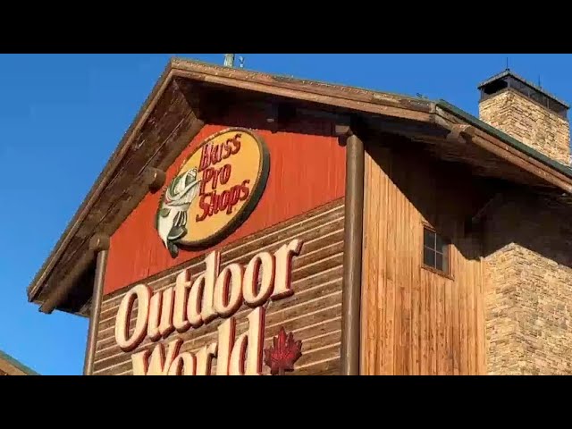 Bass Pro Shops outside of Calgary turns into winter wonderland