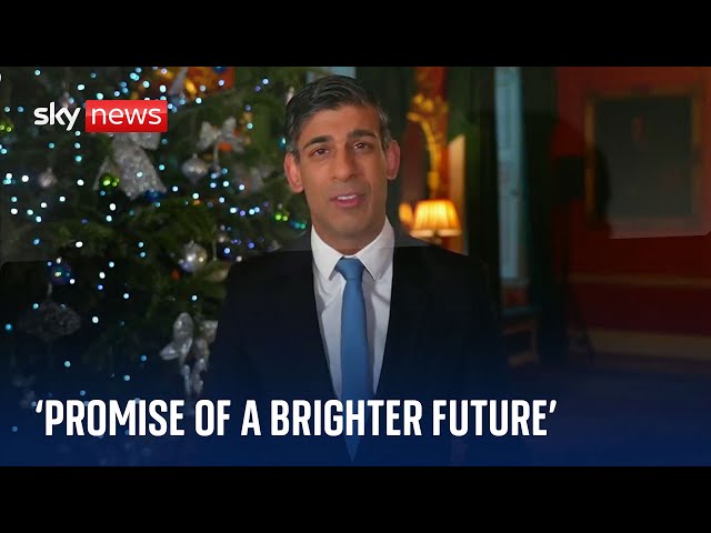 Christmas offers 'promise of a brighter future', PM Rishi Sunak says in festive message