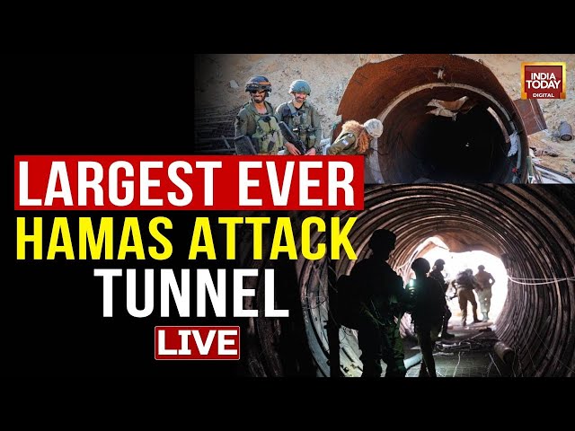 Israel-Hamas War LIVE: Israel Uncovers Hamas Longest Tunnel In Gaza | Israel-Palestine War LIVE