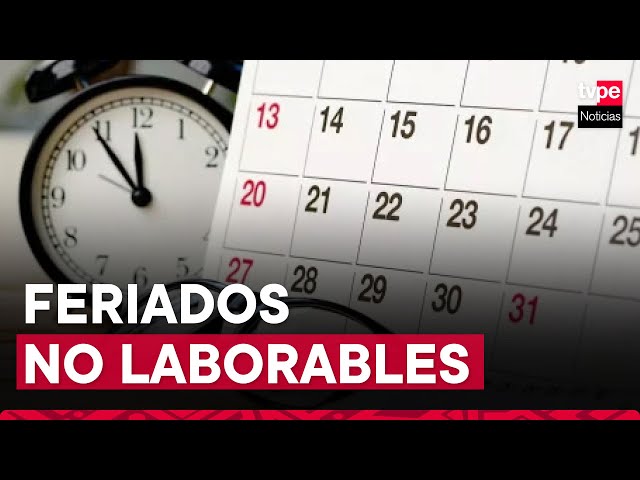 ¡Atención! 26 de diciembre y 2 de enero serán feriados no laborables