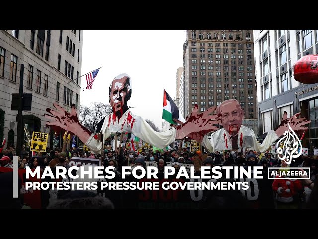 World condemns Israel’s war on Gaza as it marches for Palestine