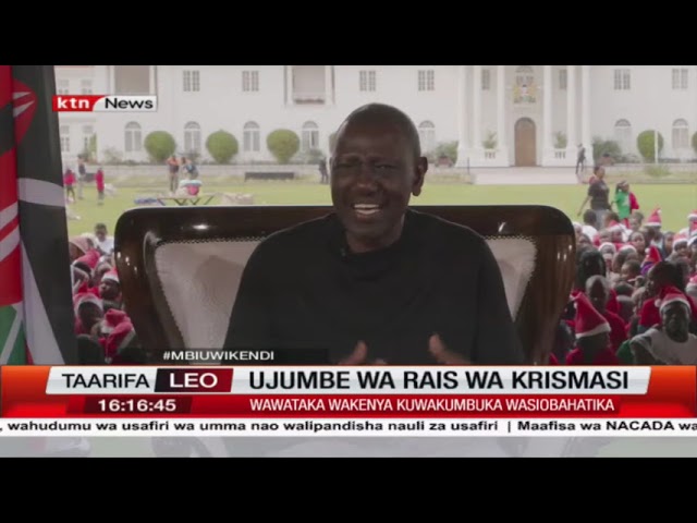 ⁣Ujumbe wa rais wa Krismasi kutoka Rais Ruto