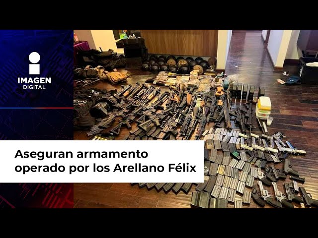 Fuerzas federales aseguraron un arsenal que presuntamente le pertenece a Edwin Huerta, El Flaquito