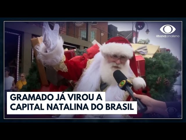 Natal luz em Gramado atrai turistas | Jornal da Band