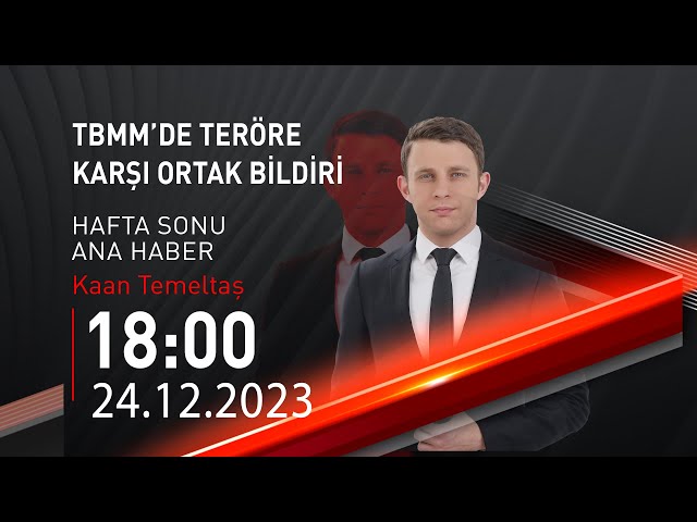  #CANLI | Kaan Temeltaş ile Hafta Sonu Ana Haber | 24 Aralık 2023 | HABER #CNNTÜRK