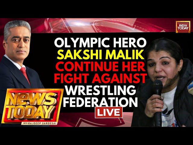 News Today With Rajdeep Sardesai Live: Wrestler Sakshi Malik On The Wrestling Federation Controversy