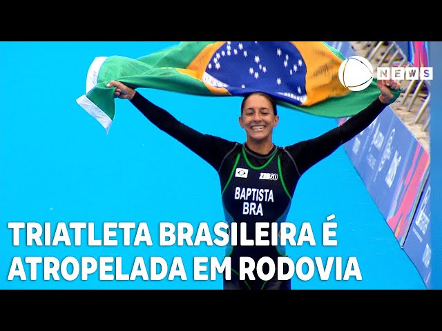 Triatleta brasileira é atropelada em rodovia