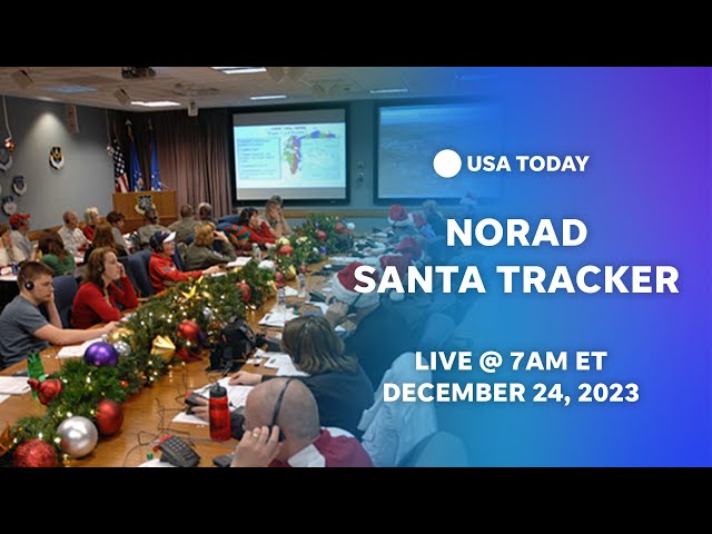 Watch live: NORAD tracks Santa as he delivers presents around the world | USA TODAY