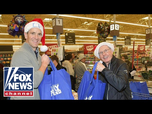 Eli Manning, Jay Fund team up to take families shopping for Christmas