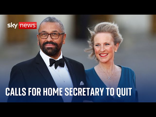 James Cleverly facing calls to quit after joking about spiking his wife's drink