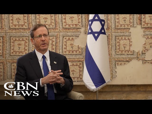 Exclusive: Israeli President Gives War Update in CBN News Interview