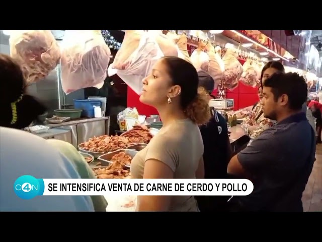 Se intensifica venta de carne de cerdo y pollo