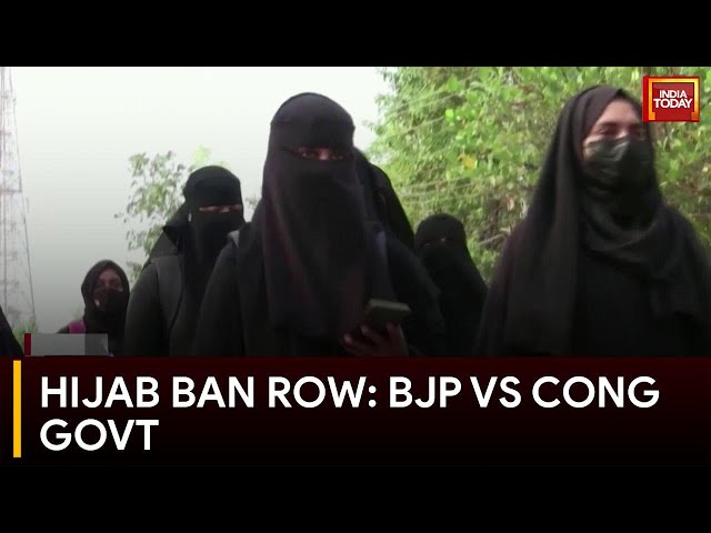 Karnataka Hijab Ban Controversy: BJP Accuses Cong Government of Religious Division