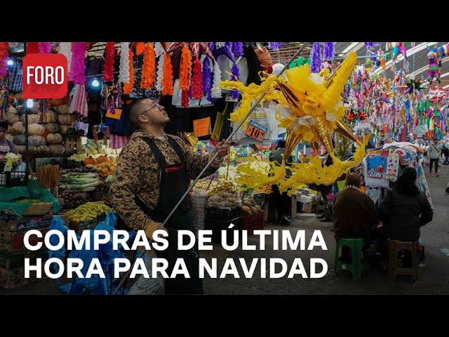 Capitalinos acuden a mercados para compras de último momento para la cena de Navidad - Las Noticias