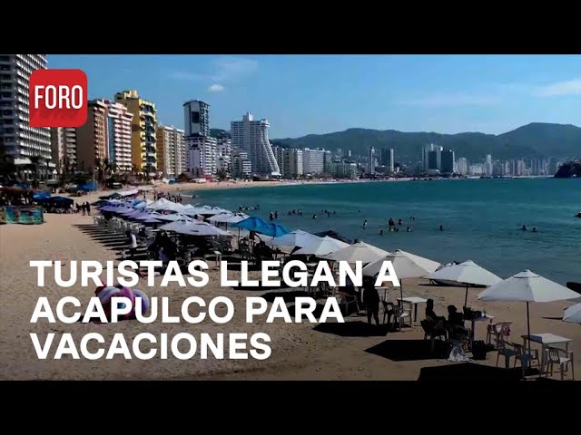 Acapulco; Turismo acude a playas por fiestas decembrinas - Las Noticias