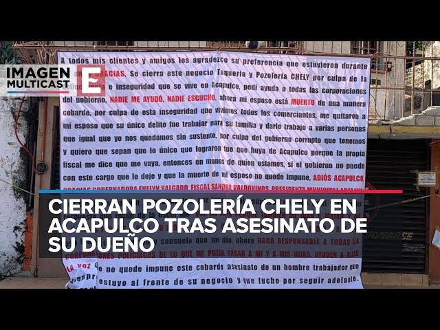 Restaurante de Acapulco anuncia cierre por extorsión