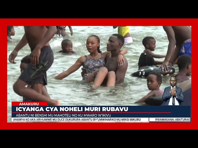 ⁣Icyanga cya noheli muri Rubavu | Abantu ni benshi mu mahoteli no ku mwaro w'ikivu