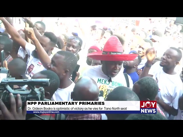 NPP Parl. Primaries: Dr. Gideon Boako is optimistic of victory as he vies for Tano North seat