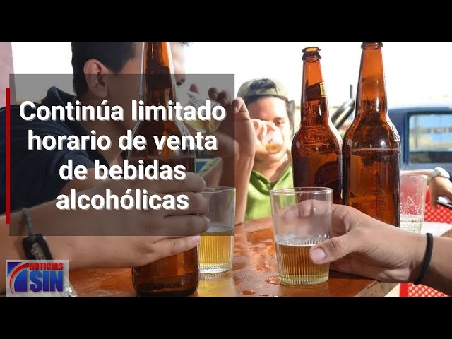 Continúa limitado horario de venta de bebidas alcohólicas