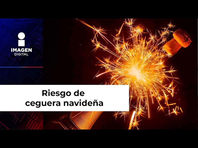 Especialistas advierten sobre el extraño riesgo de ceguera navideña