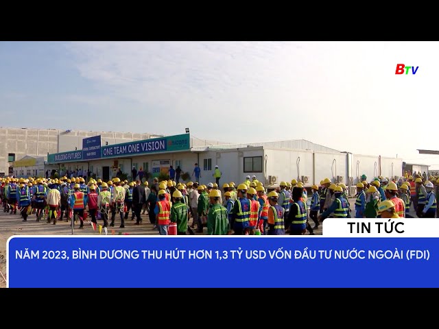 Năm 2023, Bình Dương thu hút hơn 1,3 tỷ USD vốn đầu tư nước ngoài (FDI)