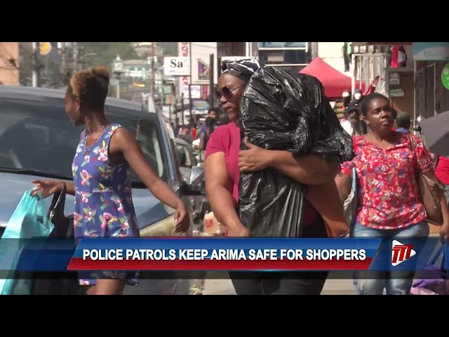 Police Patrols Keep Arima Safe For Shoppers